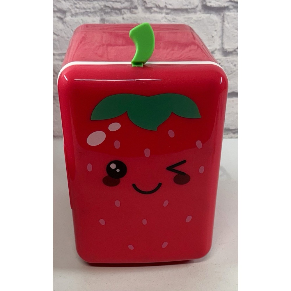 Orbit Innovations Mini Fruit Beauty Refrigerator Strawberry Plug In Fridge 9"